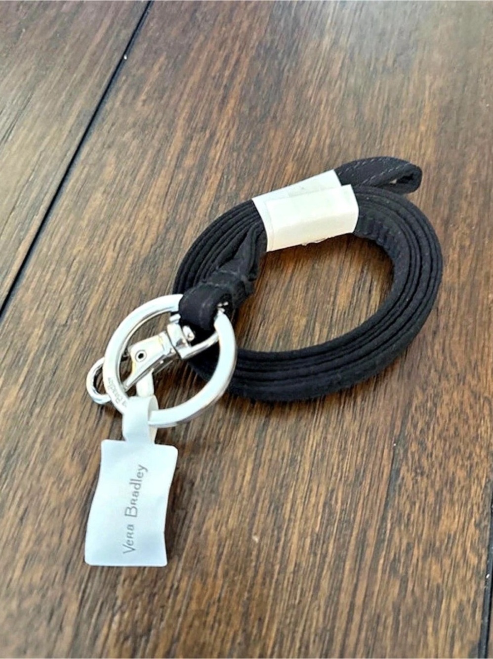 Vera Bradley Black Keychain